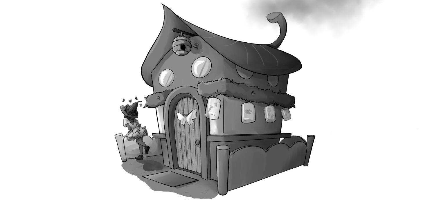 Casa de Bruja de Insectos